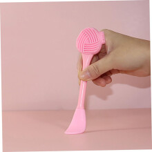 Cepillo de limpieza facial de silicona de doble cabezal (2 unidades) para limpieza profunda y portátil.