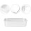 2pcs Cake Mold Baking Mold for Home Aluminium Alloy Rectangular Shape High Temperature 1