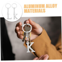 10er-Pack Schlüsselanhänger mit dem Buchstaben K – stilvolle und leichte Accessoires für Damen