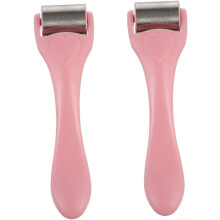2 rulli massaggianti per il viso con ghiaccio, dispositivi di bellezza portatili con impacchi freddi.