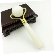 2 rodillos de jade para masaje facial, herramienta para el cuidado de la piel de la mujer, para el autocuidado femenino (color aleatorio).
