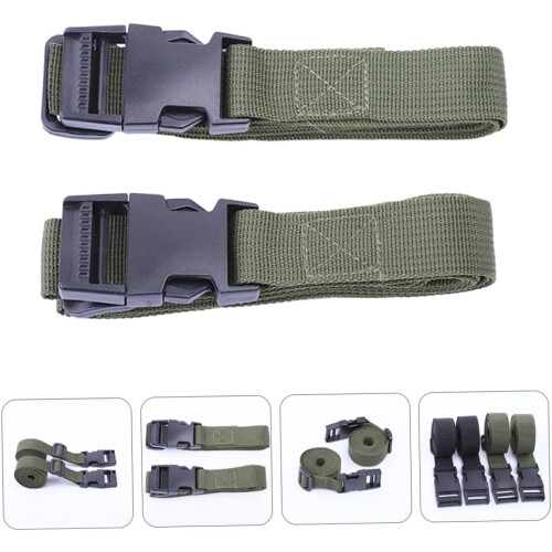 2pcs Bundle Tie Down Straps for Cargo Tie Straps Camping Use for Outdoor Gear