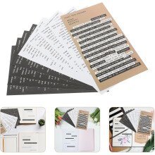 24 Blatt inspirierende Papieraufkleber für Scrapbooking, DIY-Tagebuchaufkleber mit positiven Sprüchen, selbstklebende Papieraufkleber