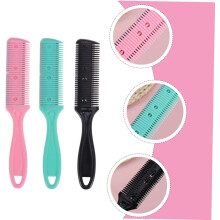 Doppelseitiger Haarausdünnungskamm, 9-teiliges Haartrimmer-Styling-Rasierer-Set mit Kamm