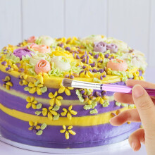 Stück Kuchenpinsel zum Dekorieren von Fondant, DIY-Aquarellpinsel, multifunktional
