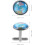 2 gemelli da uomo in rame lucido, forma rotonda, design elegante e versatile. 2