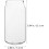 Hitzebeständiger Glasbecher, glatte Oberfläche, schlichtes Design, 350 ml 2