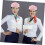 2 szt. damski beret retro stewardesy 7