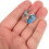2pcs Polished Copper Suit Cufflinks for Men round Shape, Sleek and Versatile Design 7