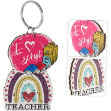 2er-Pack Schlüsselanhänger zur Wertschätzung von Lehrern – ein bedeutungsvolles Geschenk zum Schulabschluss