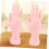 2pcs Fake Hand Model Rubber Training Model Nail Art Practice Tool Manicure Tool for Nail Tips Insertable Hand Practice 7