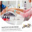 Vintage nagelprovdisplaybräda elegant träådringsram 3