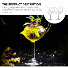2 Stück Schwanenförmige Cocktailgläser, Martinigläser, 178 ml, Mehrzweck-Qualitätsgarantie für Bar und Zuhause