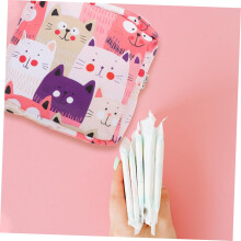 Geantă pentru absorbante igienice pentru fete, 2 buc. Pungi portabile pentru depozitarea absorbantelor menstruale