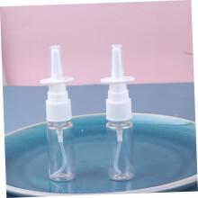 20 Pcs Thickened Transparent Pet Spray Bottles with Leakproof Plastic Lid Portable Mini Refillable Mist Sprayer