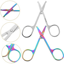 2 stuks neushaarschaartjes, multifunctionele wenkbrauwschaartjes voor mannen, baardverzorging, verzorgingsschaartjes