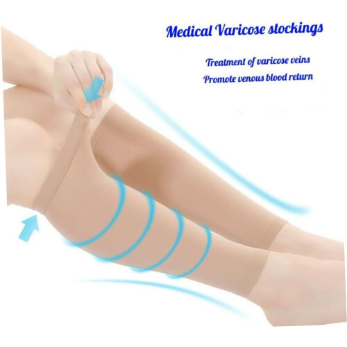 2 paia di calze sportive a compressione per vene varicose a pressione secondaria 1