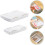 2pcs under Desk Storage Drawers White Abs Material Hidden Type Drawer Box Easy to Detach 1