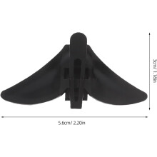 20 fermacravatte in plastica per uomo, ideali per papillon, cravatta, matrimoni, eventi formali e come accessorio per camicia.