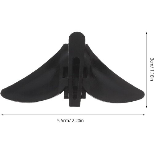 20 fermacravatte in plastica per uomo, ideali per papillon, cravatta, matrimoni, eventi formali e come accessorio per camicia.