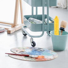 Soporte para pintura en pergaminos y bolsa para colección de caligrafía, hermosa y tradicional.