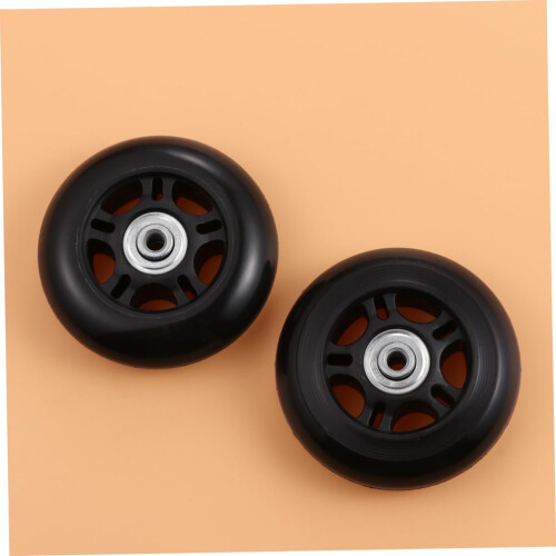 2 τεμάχια 63x23 χιλιοστά τροχοί Pu Caster Silent Universal ανταλλακτικοί τροχοί βαλίτσας 1
