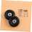 2 τεμάχια 63x23 χιλιοστά τροχοί Pu Caster Silent Universal ανταλλακτικοί τροχοί βαλίτσας 3