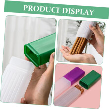 2 pezzi Scatola portaoggetti in plastica per maglieria, organizer per cucito, custodie per strumenti da cucito