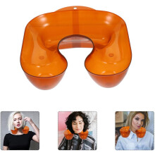 2 bandejas para el cuello de peluquería, bandeja para barbería para teñido, permanente y alisado del cabello, protector de cuello.