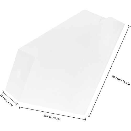2pcs Foldable Office File Organizers with Slanted Design, Multi-function Magazine Holders 1
