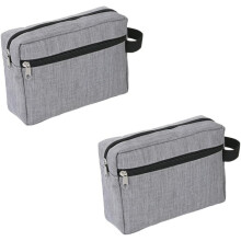 Sacos de lavagem de viagem de capacidade 2pcs Organizadores de sacos de maquiagem Bolsas de higiene pessoal para mulheres
