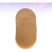 Papier sulfurisé rond de 18 cm (7 pouces), couleurs aléatoires, lot de 100.