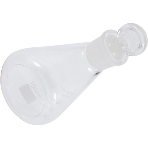 2pcs Glass Erlenmeyer Flask for Laboratory Experiment Chemical Conical Flask for Science Experiments 1