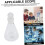 2pcs Glass Erlenmeyer Flask for Laboratory Experiment Chemical Conical Flask for Science Experiments 3