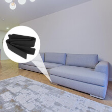 Lot de 2 patins antidérapants en caoutchouc pour meubles, protection de sol, butées de canapé pour empêcher les chaises de glisser