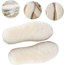 Paar Winter-Fleece-Einlegesohlen, warme Schuhpolster, Unisex-Einlegesohlen für Stiefel, um die Füße warm zu halten