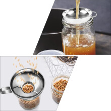 Lot de 2 entonnoirs à large ouverture en acier inoxydable antirouille et étanches, outil de cuisine