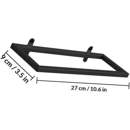 2pcs Wine Storage Holder Wine Bottle Rack Wall-Mounted Display Rack 35x20x5cm 1