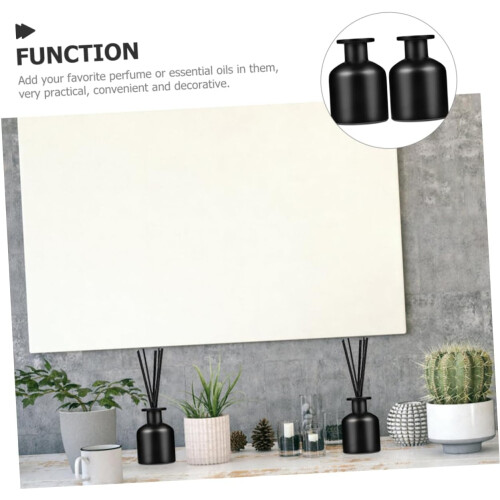 2 elegante Glas-Diffusorflaschen, nachfüllbare Aromatherapie-Parfümfläschchen 1