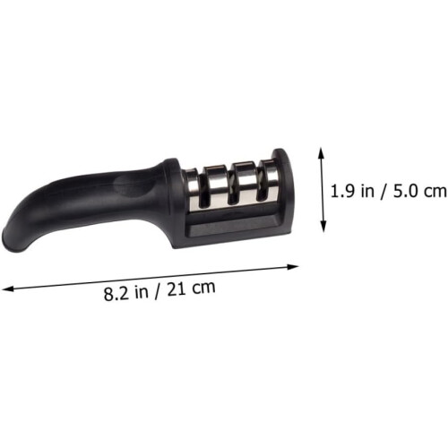 2 Pcs Practical Cutter Sharpener Set with Rounded Corners and Ergonomic Design 1
