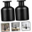 2pcs Elegant Glass Diffuser Bottles Refillable Aromatherapy Perfume Jars 5