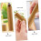 9 st bambu eteriska oljerullar bärbara reserullarbehållare för aromaterapioljor 2