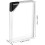 2Pcs Portable Flat Water Bottles with Triangular Lid 450Ml Plastic Square Water Containers 2