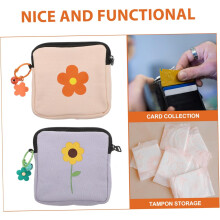 2er-Pack Aufbewahrungsbeutel für Damenbinden, minimalistische Aufbewahrungsbeutel für Damenhygieneartikel
