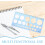 2pcs Circle Drawing Rulers Plastic Stencils Lightweight and Precise Markings Geometric Templates 3