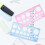 2pcs Circle Drawing Rulers Plastic Stencils Lightweight and Precise Markings Geometric Templates 4