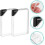 2Pcs Portable Flat Water Bottles with Triangular Lid 450Ml Plastic Square Water Containers 8