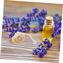 2 difusores de aromaterapia con flores, hechos a mano con madera natural y flores secas. Reutilizables.