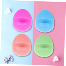 Cepillo de limpieza facial de silicona, 2 unidades, cepillo portátil para lavar la cara con función de masaje.