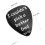 2pcs Stainless Steel Guitar Picks Lightweight Smooth Surface Creative Design Workmanship Black Gift 2